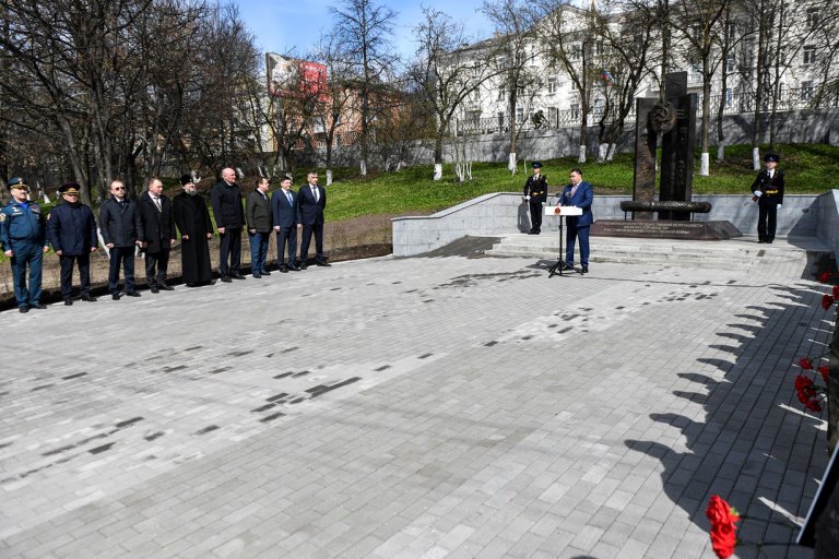 В Твери открыли памятник сотрудникам органов госбезопасности Калининской области – фронтовикам