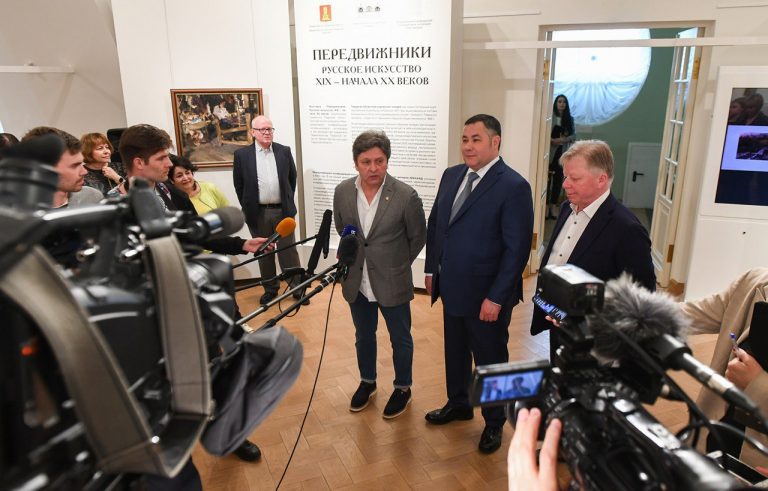 В Тверском императорском дворце открылась уникальная выставка «Передвижники. Русское искусство XIX – начала ХХ веков»