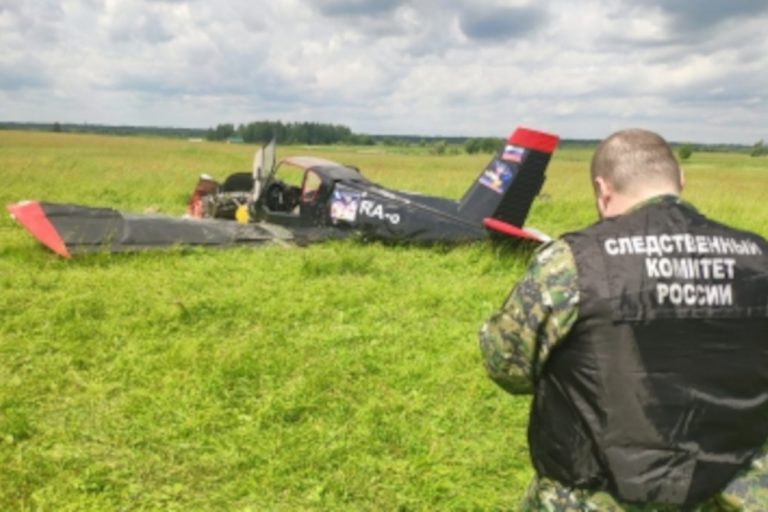 В Тверской области под Ржевом рухнул самолет