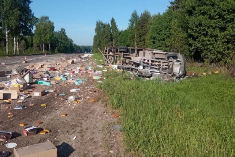 Два человека пострадали при столкновении "Газели" и Scania в Тверской области