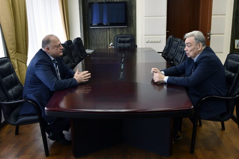 Сергей Голубев встретился с президентом Адвокатской палаты Тверской области Александром Севастьяновым