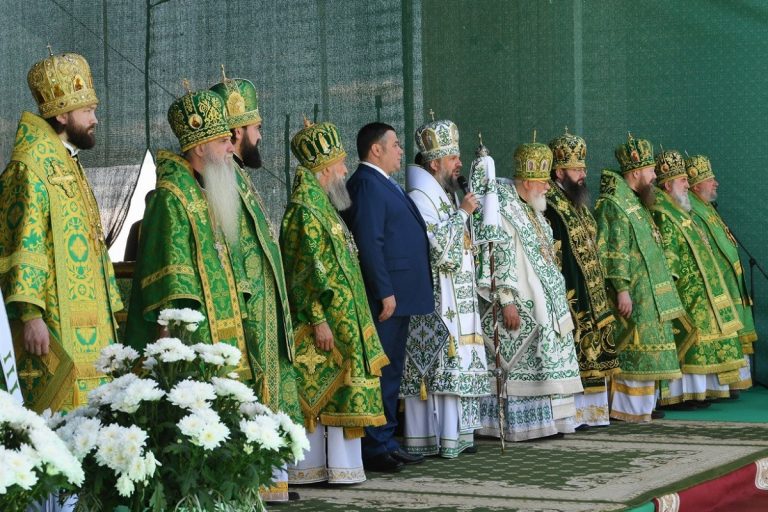 Игорь Руденя принял участие в торжествах в честь 450-летия перенесения мощей святого преподобного Ефрема Новоторжского