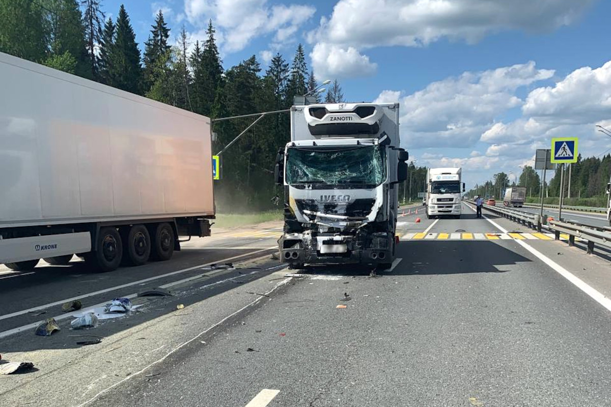 В Тверской области в ДТП с фурой пострадал рабочий