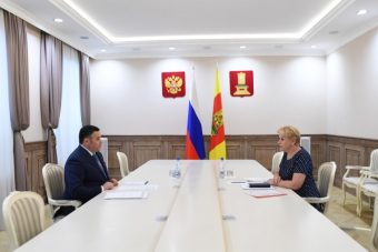 Губернатор Тверской области провёл встречу с главой ЗАТО Озёрный