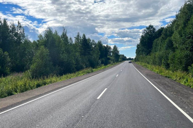В Тверской области досрочно отремонтировали участок автодороги Сонково  Кой