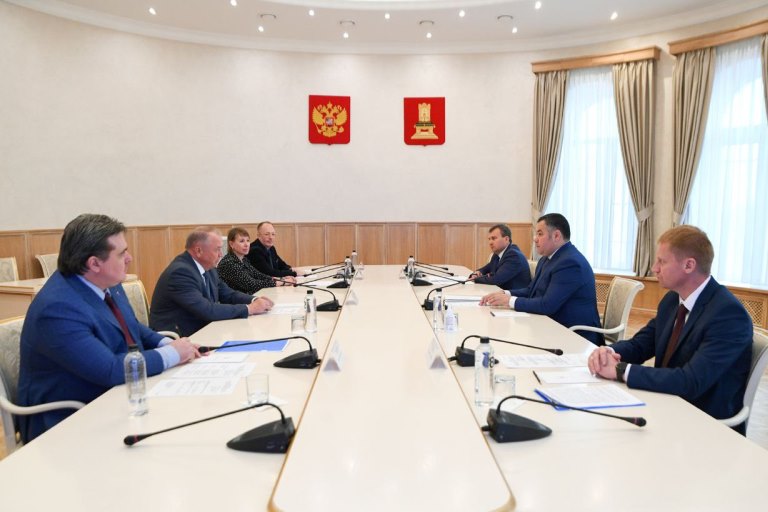 Губернатор Тверской области и Президент Торгово-промышленной палаты РФ обсудили перспективы сотрудничества