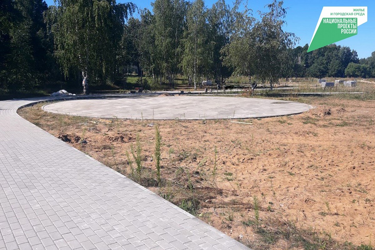 В городах Тверской области благоустраивают общественные зоны