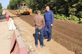 Прокурор Тверской области приехал с проверкой на ремонтируемую дорогу Бежецк - Кесова Гора - Кашин