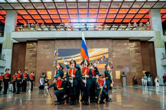 Новобранцы Преображенского полка из Тверской области приняли присягу в Музее Победы