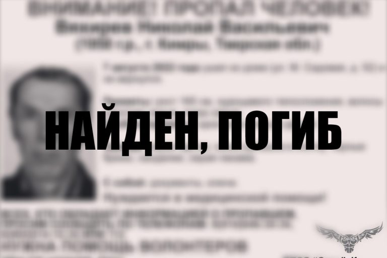 Найден погибшим 72-летний мужчина, пропавший в Тверской области