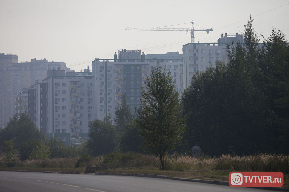 В Твери наблюдается смог от рязанских пожаров