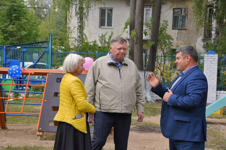 В детском саду Твери открылся новый игровой комплекс