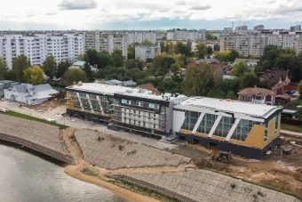 В Твери завершается строительство гребной базы на реке Тверца