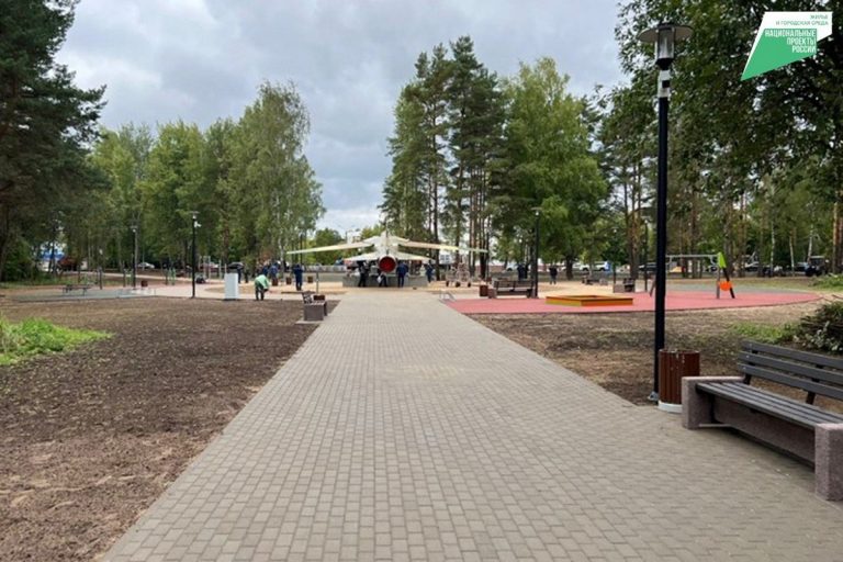 Новый сквер открыли в микрорайоне Мигалово в Твери