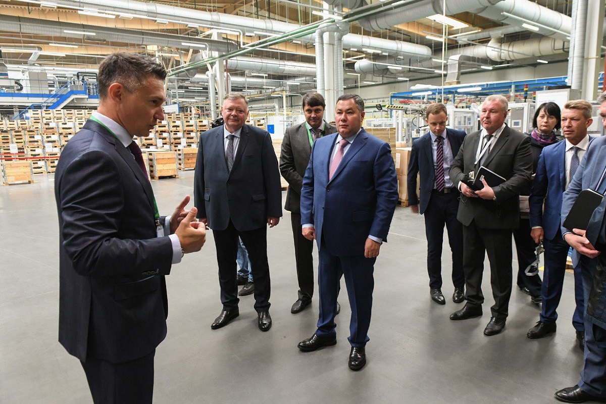 Игорь Руденя посетил импортозамещающие производства в Твери