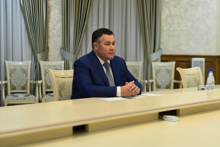 Губернатор Тверской области провел встречу с главой Калязинского района