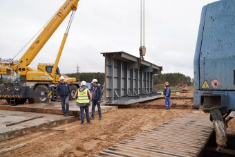 Первые элементы будущего Западного моста прибыли в Тверь