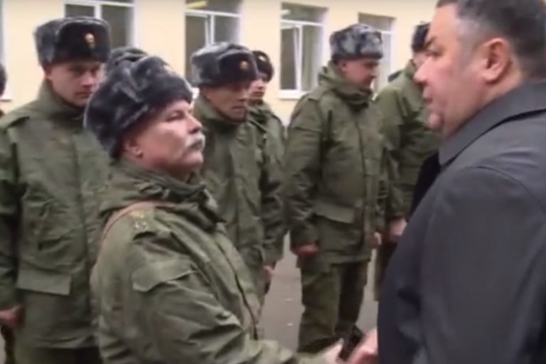 Игорь Руденя поблагодарил мужиков Тверской области за то, что не отсиживаются дома во время мобилизации