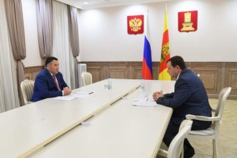 Губернатор Тверской области провел встречу с главой Сонковского района