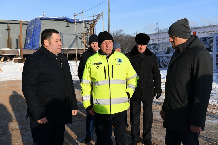В Твери продолжается строительство Западного моста