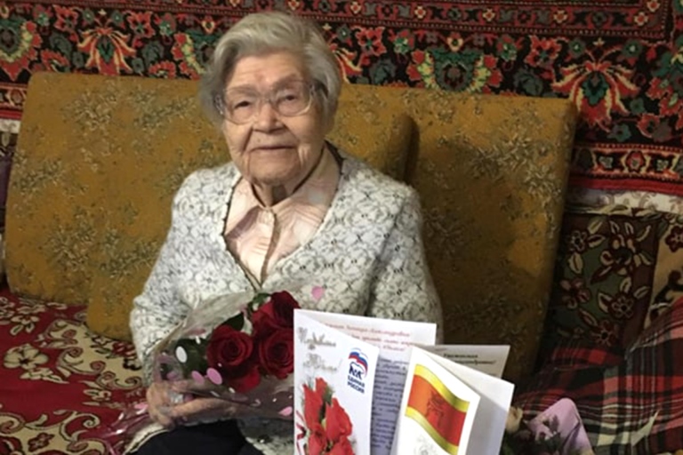 Ветеран войны из Твери Зинаида Косихина празднует 104-летие