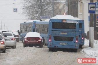 Опубликован график работы автобусов в новогоднюю ночь в Твери