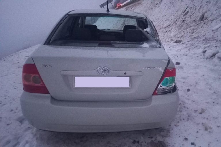 Легковушка вылетела в кювет на М-9 в Тверской области