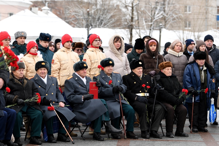 В Твери прошел митинг в честь 81-й годовщины освобождения города Калинина от гитлеровцев