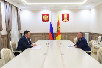 Игорь Руденя обсудил с главой Кесовогорского округа вопросы развития территории