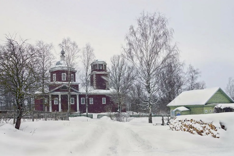Деревня виглино тверской фото зимой