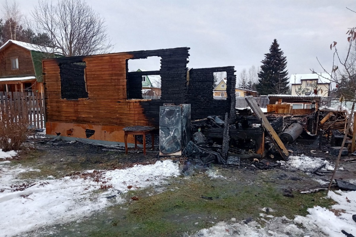 15-летний подросток сгорел вместе с домом в Тверской области