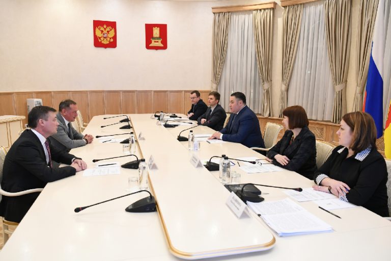 Игорь Руденя обсудил с председателем Среднерусского банка значимые для региона проекты