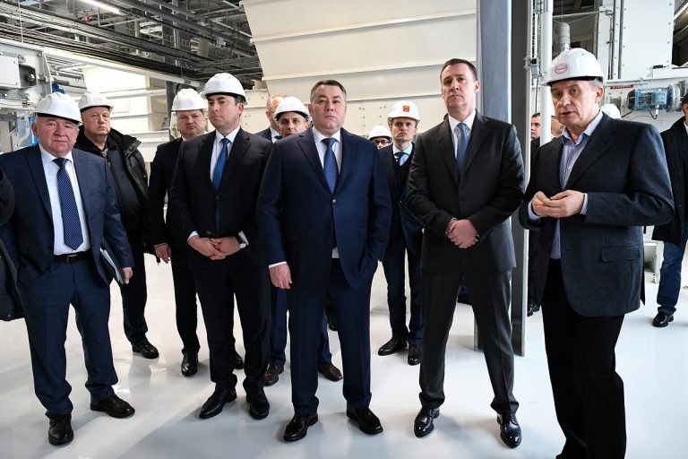 В Бежецке дан старт второй очереди завода по производству комбикормов