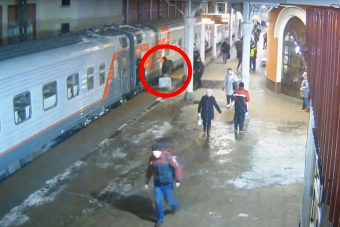 Появилось видео задержания отправившегося воевать за Украину жителя Твери
