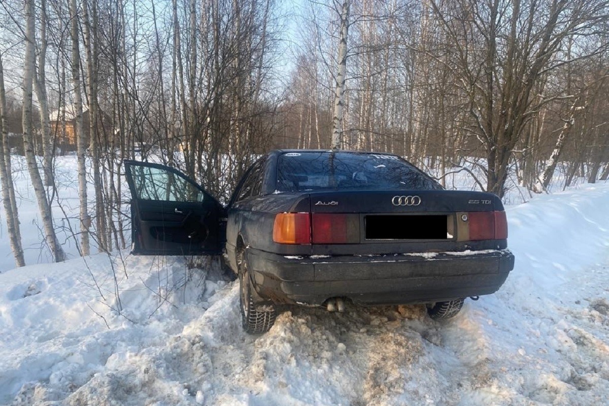 Водитель Audi погиб в лобовом ДТП в Тверской области