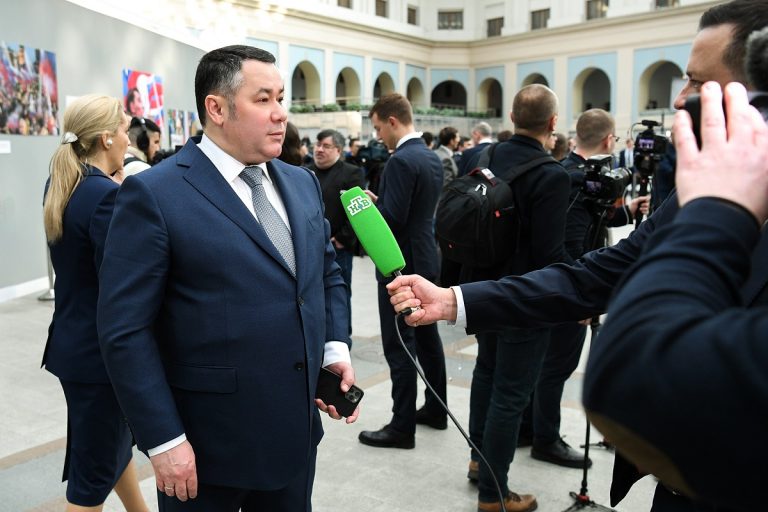 Губернатор Игорь Руденя: решения, озвученные президентом в послании, важны для развития потенциала тверского региона и страны