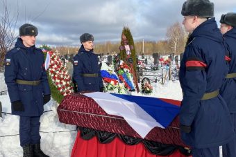 В Тверской области простились с погибшим "вагнеровцем"