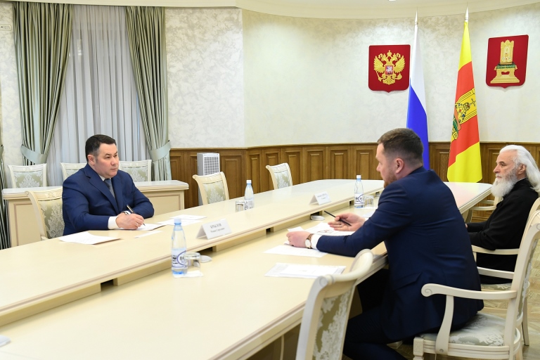 Губернатор Тверской области провел встречу с главой Ржевского муниципального округа