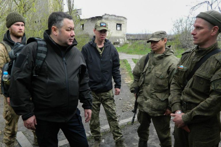 Губернатор Тверской области  Игорь Руденя накануне Пасхи в прифронтовой зоне проведения СВО встретился с военными