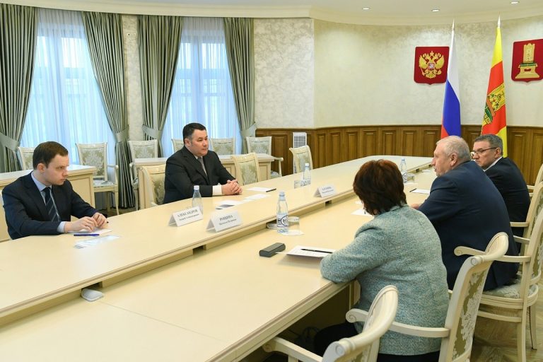 Игорь Руденя встретился с руководителями Ассоциации «Совет муниципальных образований Тверской области»