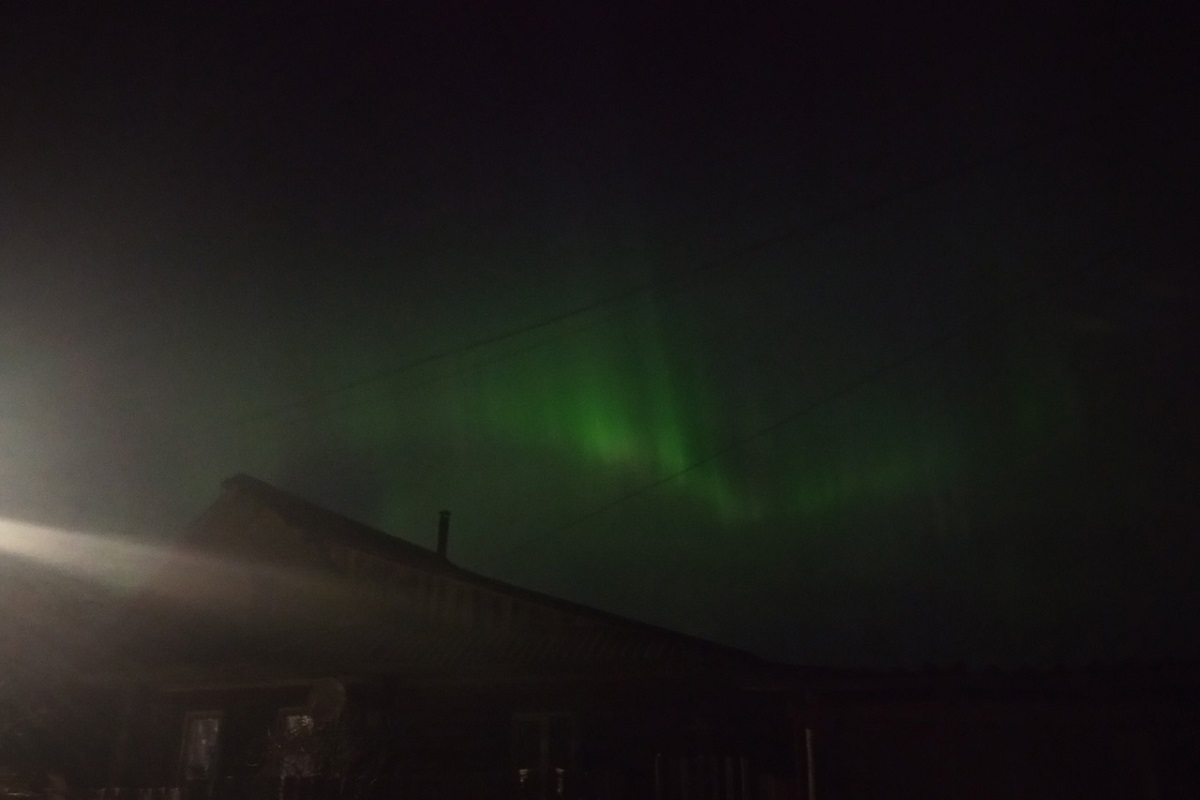 Природа приготовила сюрприз жителям Тверской области в новогоднюю ночь