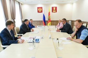 Игорь Руденя и руководство компании «Аквариус» обсудили перспективы развития в Тверской области