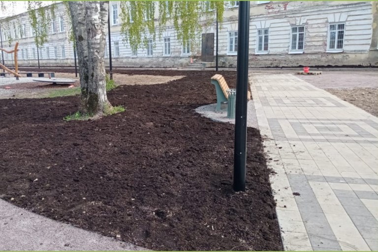 В четырех городах Тверской области ведутся работы по благоустройству в рамках Всероссийского конкурса