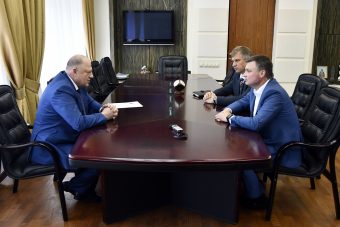 Председатель ЗС провел рабочую встречу с управляющим Тверским отделением ПАО Сбербанк