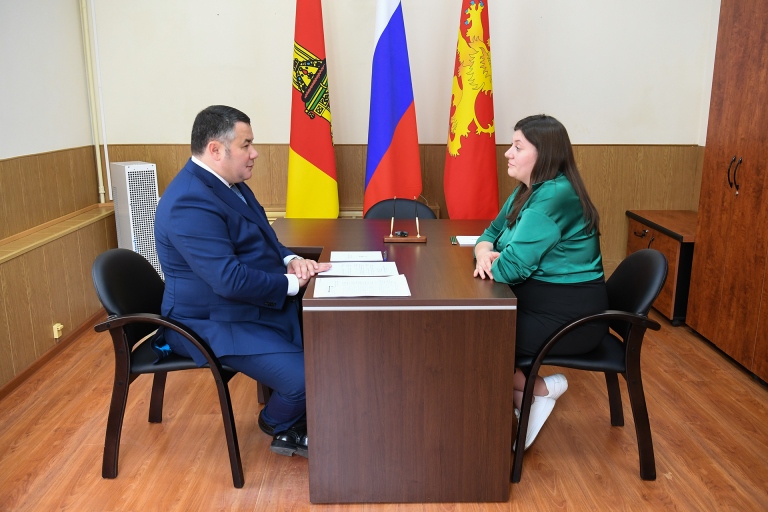 Губернатор Руденя провел личный приём жителей в Ржевском муниципальном округе