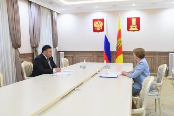 Губернатор Тверской области обсудил с главой Фировского округа вопросы развития территории