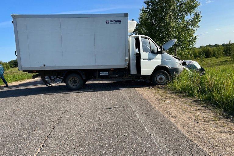 В Тверской области столкнулись "Газель" и легковушка В Тверской области столкнулись "Газель" и легковушка