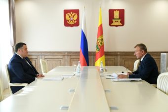 Губернатор Тверской области обсудил с главой Селижаровского муниципального округа вопросы развития территорий