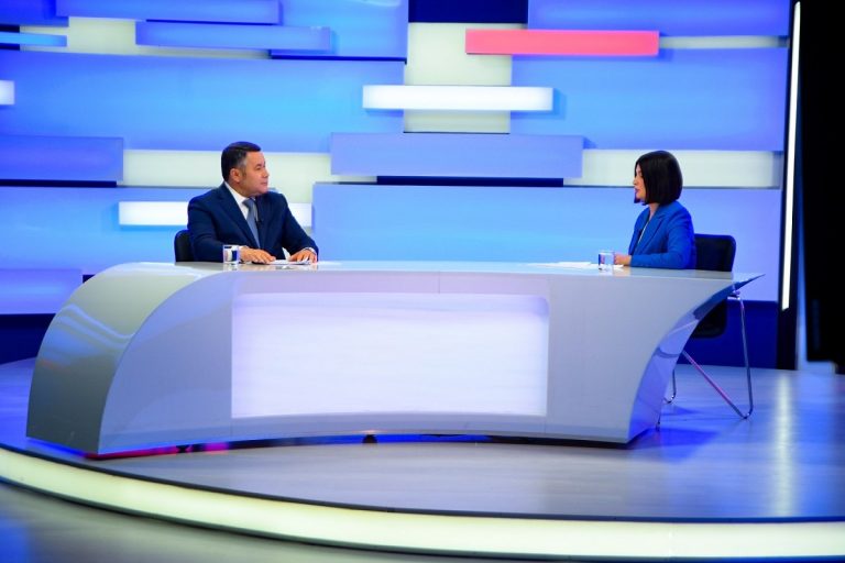 Игорь Руденя в прямом эфире рассказал о ключевых событиях в жизни региона