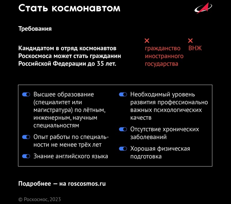 Жители Тверской области смогут пополнить отряд космонавтов